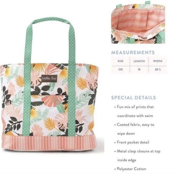 MATILDA JANE DREAM CHASERS GOLDEN ISLAND BEACH TOTE BAG - NEW! - Picture 1 of 10